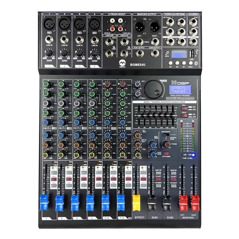 BGM824U调音台,调音台,KNEXO调音台,KNEXOK