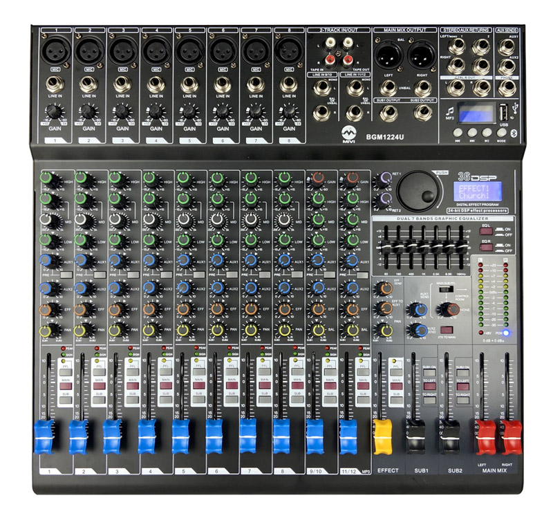 BGM1224U调音台,调音台,KNEXO调音台,KNEXO